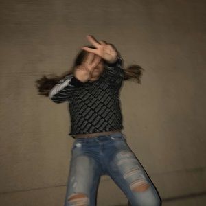 hollister longsleeve crop